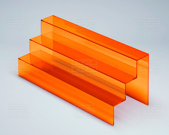 Горка универсальная 400х150х150 мм K_10_5 - фото 3, цвет - Оранжевый_ф, материал - Флуоресцентный акрил
