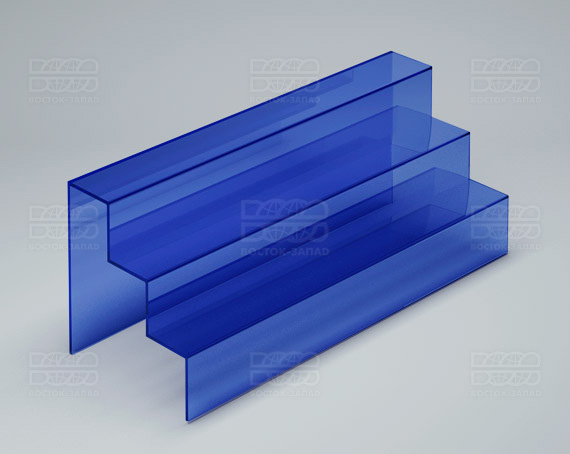 Горка универсальная 400х150х150 мм K_10_5 - фото 3, цвет - Синий, материал - Прозрачный акрил