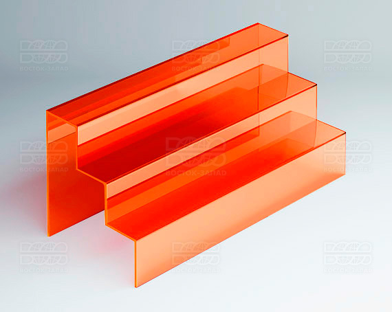 Горка универсальная 350х150х200 мм К_10_4 - фото 2, цвет - Оранжевый_ф, материал - Флуоресцентный акрил