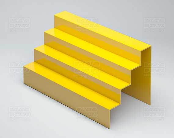 Горка универсальная 400х200х200 мм K_10_2 - фото 2, цвет - Желтый, материал - Глухой акрил