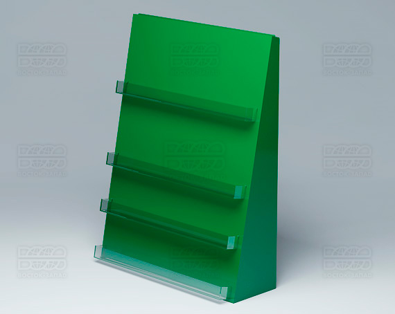 Дисплей настольный горка 380х500х120 мм K_33 - фото 1, цвет - Зеленый, материал - Глухой акрил
