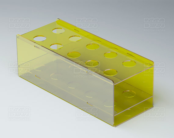 Подставка универсальная 198х70х78 мм К_24 - фото 3, цвет - Желтый, материал - Прозрачный акрил