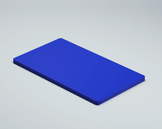 Планшетка для ресниц 140х80х3 мм - из ог. Стекла 3мм K_5 - фото 2, цвет - Синий, материал - Глухой акрил