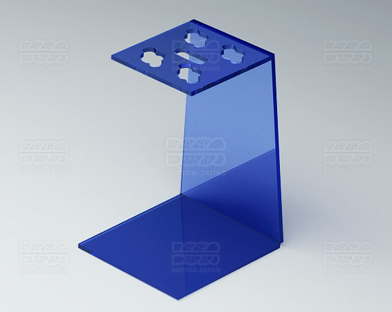 Подставка для ножниц 90х135х90 мм K_29 - фото 3, цвет - Синий, материал - Прозрачный акрил