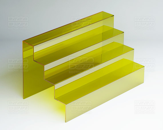 Горка универсальная 350х200х200 мм К_10_1 - фото 3, цвет - Желтый, материал - Прозрачный акрил
