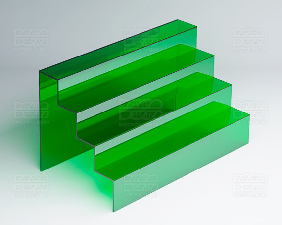 Горка универсальная 350х200х200 мм К_10_1 - фото 3, цвет - Зеленый, материал - Прозрачный акрил