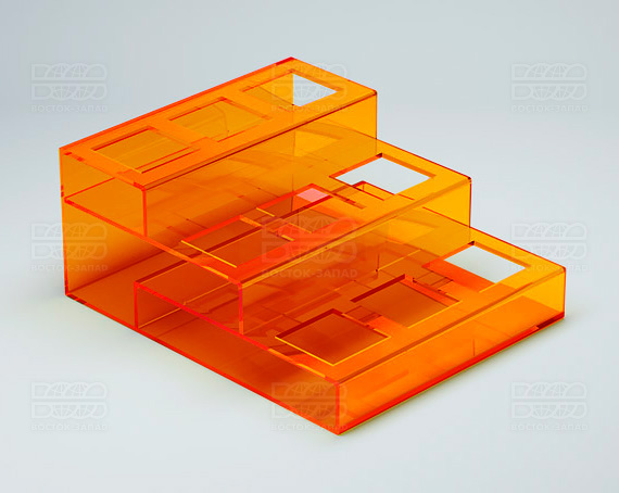 Подставка 142х174х75 мм K_25 - фото 3, цвет - Оранжевый_ф, материал - Флуоресцентный акрил