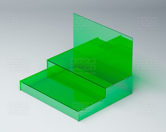 Горка универсальная 408х300х408 мм К_12 - фото 2, цвет - Зеленый, материал - Прозрачный акрил