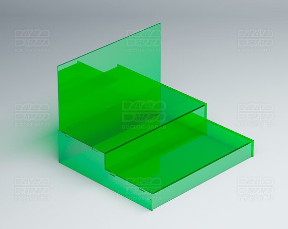 Горка универсальная 408х300х408 мм К_12 - фото 3, цвет - Зеленый, материал - Прозрачный акрил