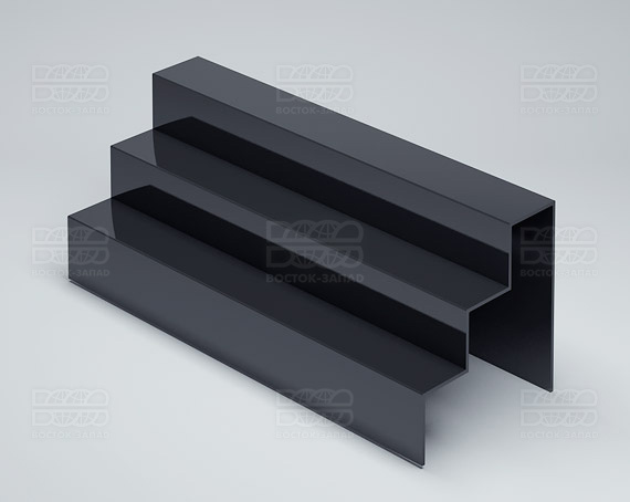 Горка универсальная 400х150х150 мм K_10_5 - фото 2, цвет - Черный, материал - Глухой акрил