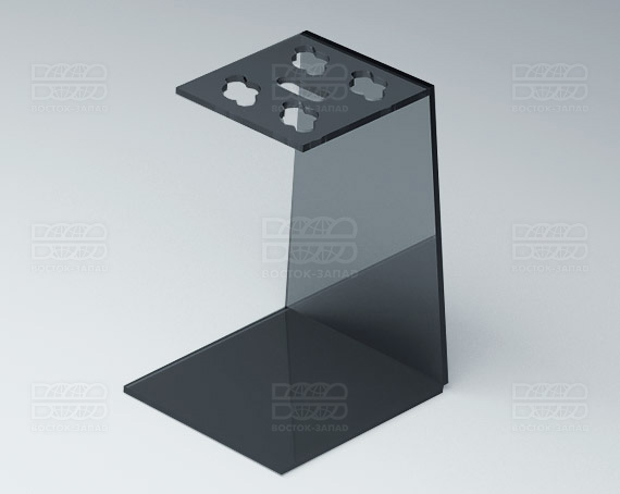 Подставка для ножниц 90х135х90 мм K_29 - фото 3, цвет - Черный, материал - Прозрачный акрил