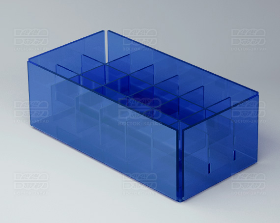 Органайзер К_2_1 - фото 2, цвет - Синий, материал - Прозрачный акрил