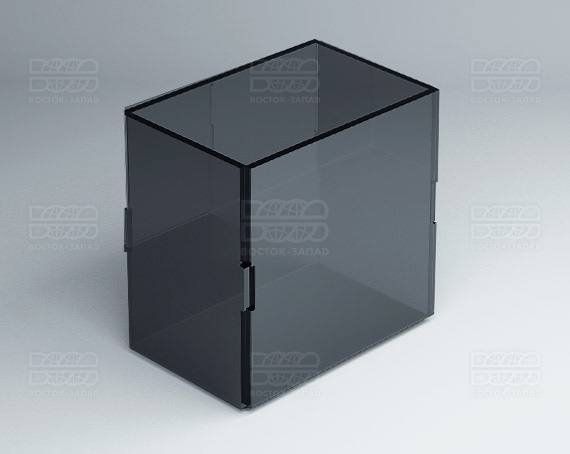 Подставка под карандаши 100х100х65 мм К_19 - фото 3, цвет - Черный, материал - Прозрачный акрил