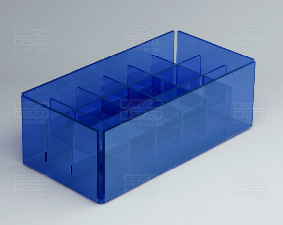 Органайзер К_2_1 - фото 3, цвет - Синий, материал - Прозрачный акрил