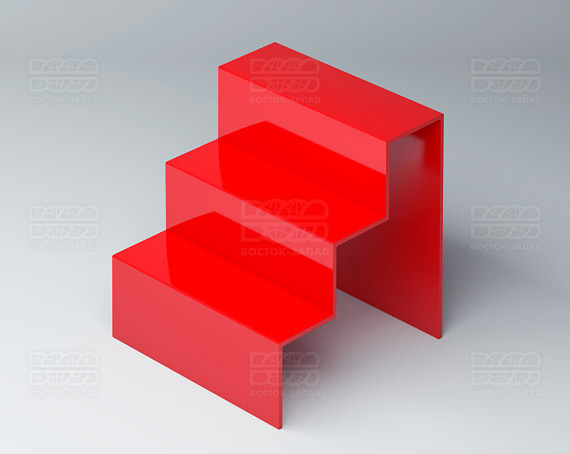 Горка универсальная 150х150х200 мм  К_10_3 - фото 2, цвет - Красный, материал - Глухой акрил