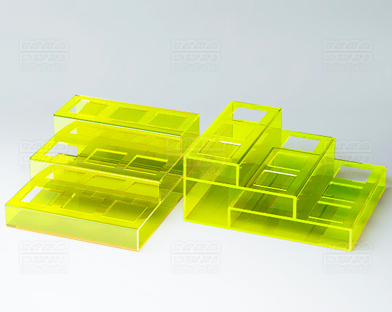 Подставка 142х174х75 мм K_25 - фото 1, цвет - Зеленый_ф, материал - Флуоресцентный акрил