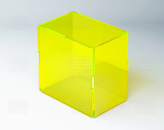 Подставка под карандаши 100х100х65 мм К_19 - фото 2, цвет - Зеленый_ф, материал - Флуоресцентный акрил