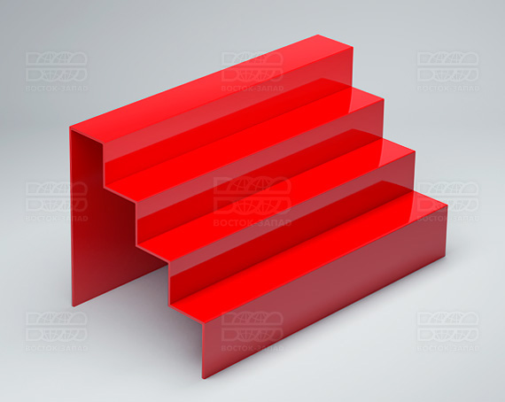 Горка универсальная 350х200х200 мм К_10_1 - фото 3, цвет - Красный, материал - Глухой акрил